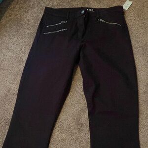 Gap, new with tags Stretch straight leg maroon/brown
